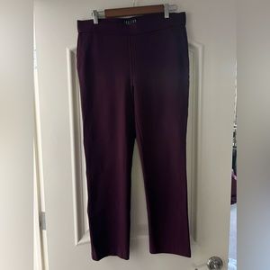 Deep Cranberry Stretch Slacks